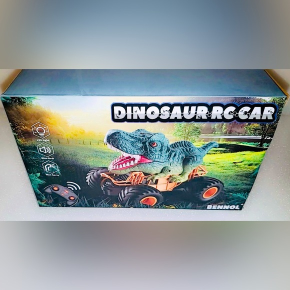 Bennol Remote Control Dinosaur Car, 2.4Ghz RC Truck for Kids NIP - Picture 8 of 11